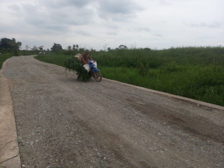 Meski Masih Pengerjaan, Perbaikan Jalan di Rantau Keminting sudah bisa Dinikmati