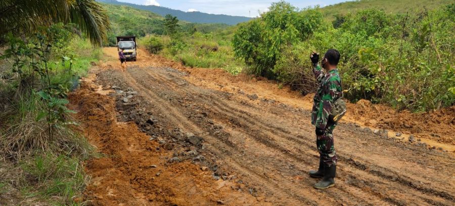 Optimis, Kejar Pembukaan dan Pengerasan Jalan TMMD Ke-111