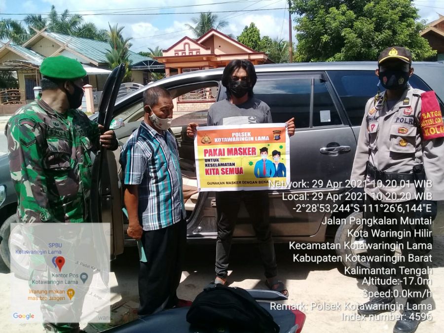 patroli dan sosialisasi tentang pencegahan penyebaran Covid 19,