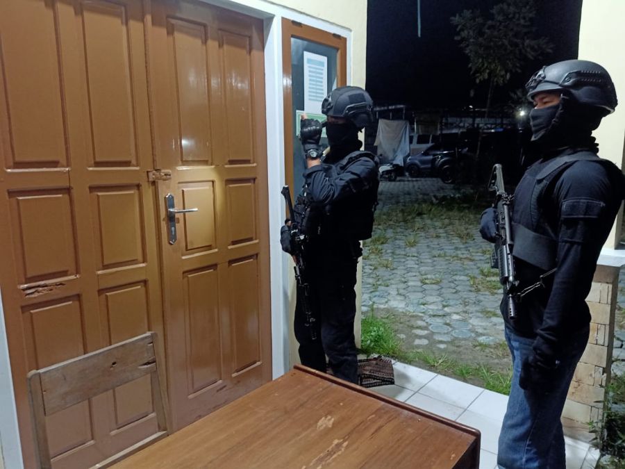 Patroli di daerah sambang Gudang Vaksin