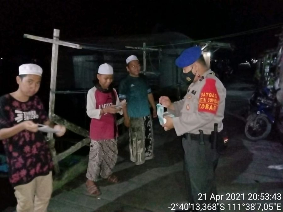 Patroli Malam Hari, Aipda Fadli Sekaligus Polmas