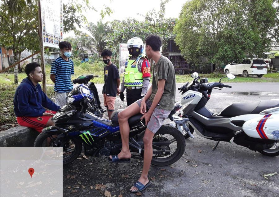 patroli mengantisipasi terjadinya kejahatan dan balap liar di masa pandemi ini,