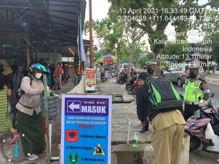 Pedagang dan Pembeli Wajib Menaati Prokes