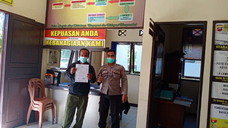 Pelayanan PRIMA di Polisi Terima Kedatangan Warganya Yang Membuat LKB