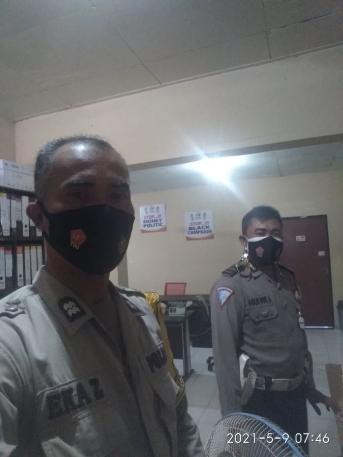 pengamanan di kantor Bawaslu