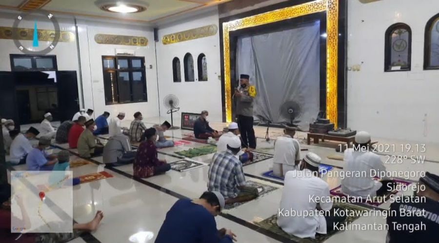 pengamanan Ibadah Sholat Tarawih terakhir di Masjid-masjid