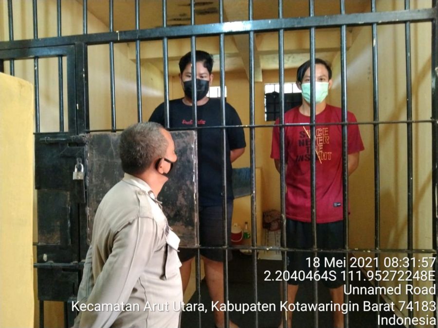 Pengecekan Ruang Tahanan Oleh Anggota Piket Regu 2 Secara Berkala