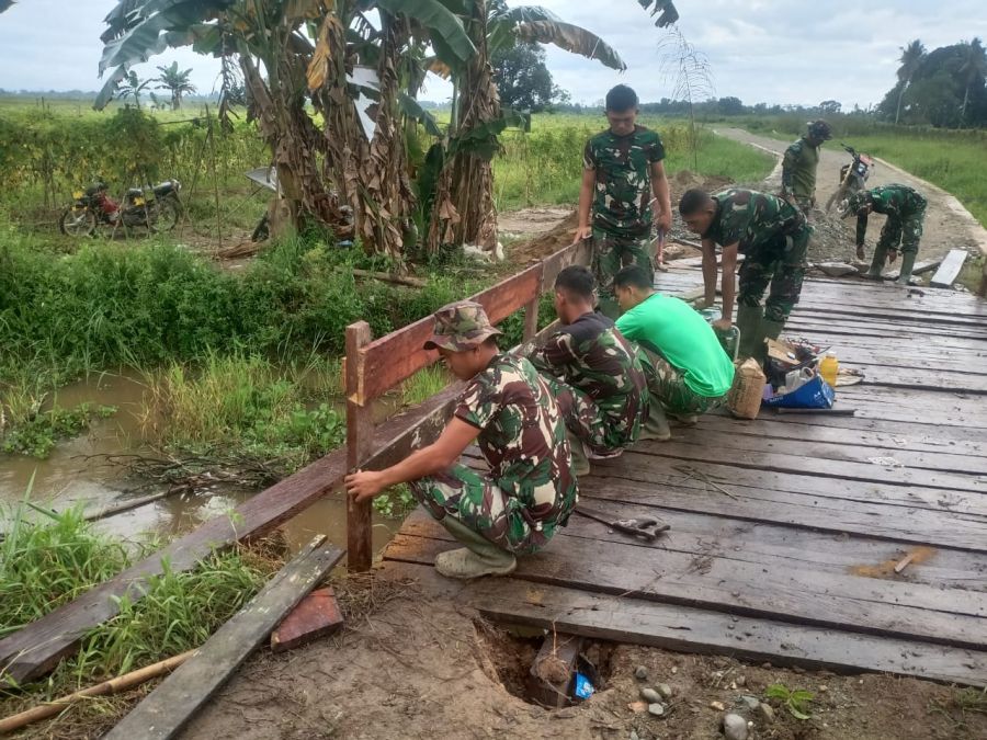 Pengerjaan Jembatan TMMD Capai 85 Persen