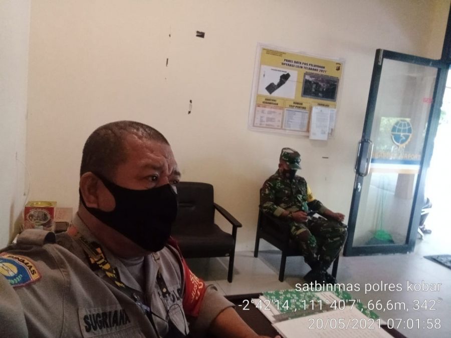 penyekatan arus balik di Bandara Iskandar