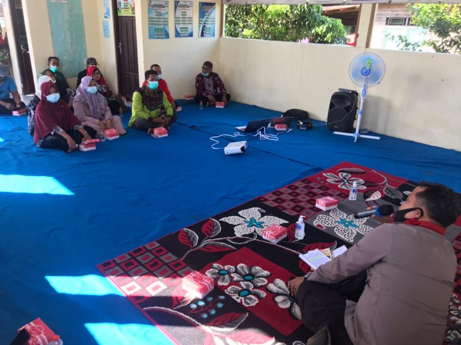 Penyuluhan Hukum Polres Tala Kepada Warga