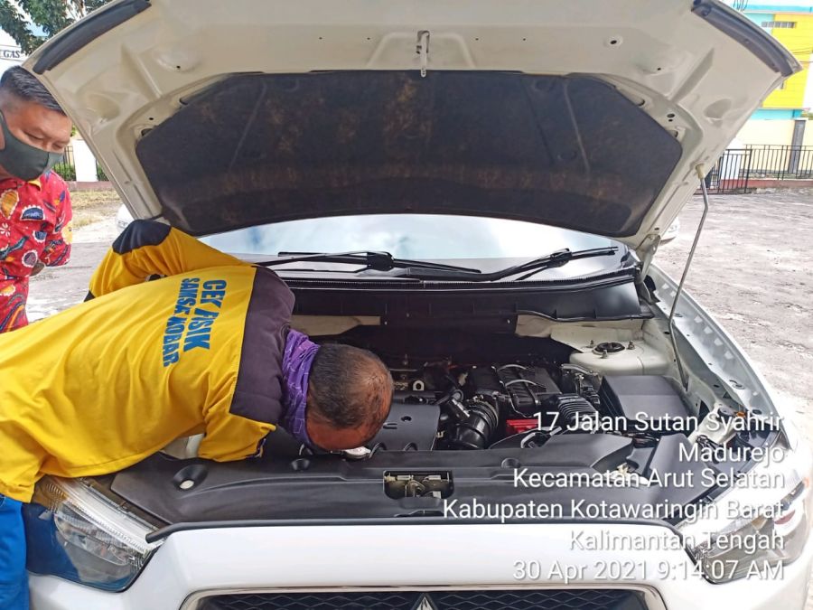 Perpanjangan STNK, Kendaraan Wajib Untuk Dicek Fisik di Kantor Samsat Satlantas Polres Kobar