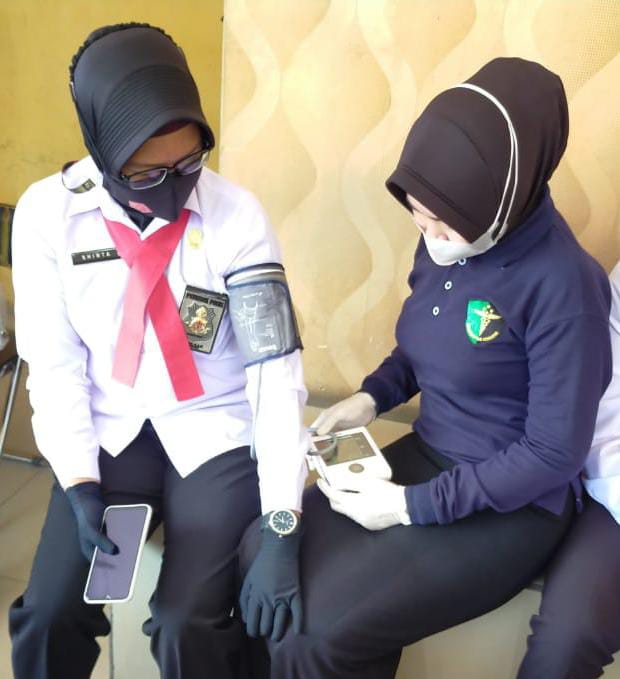 Personel Polres Kobar Secara Rutin cek kesehatan di Era Pandemi