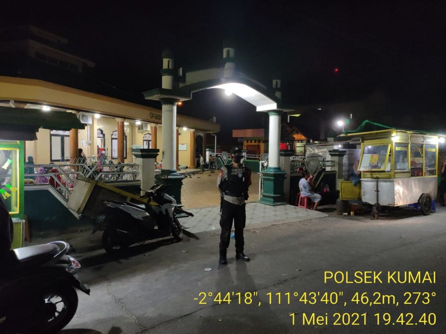 personel untuk melaksanakan pengamanan di Masjid,
