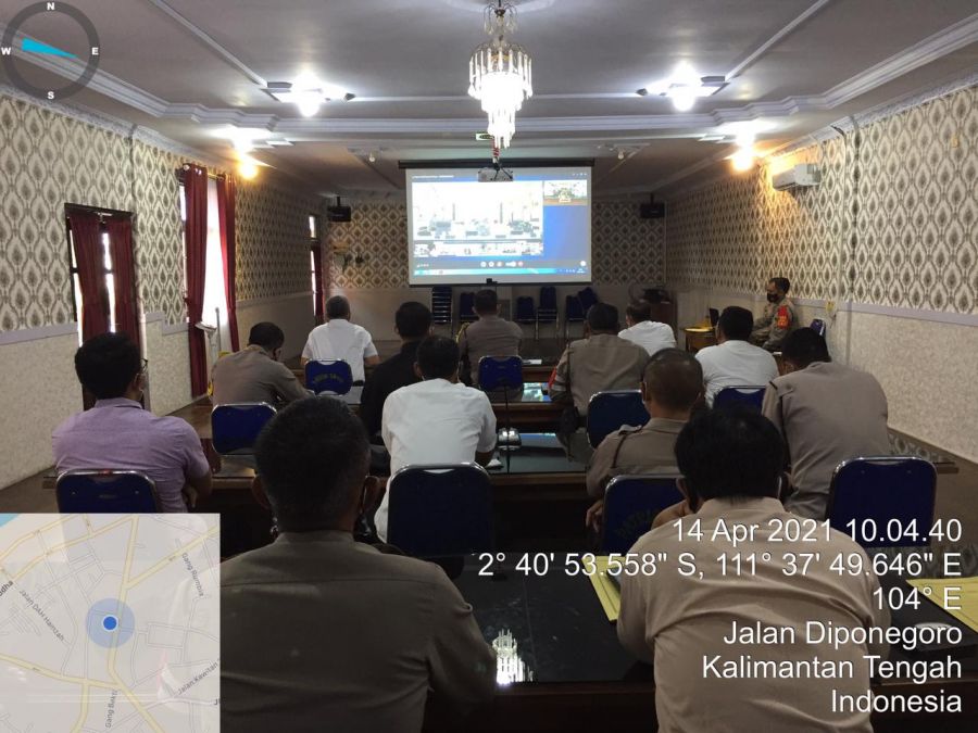 POLRES KOBAR BERSAMA PEMKAB. KOBAR LAKSANAKAN VICON ANEV LANJUTAN SATGAS SABER PUNGLI