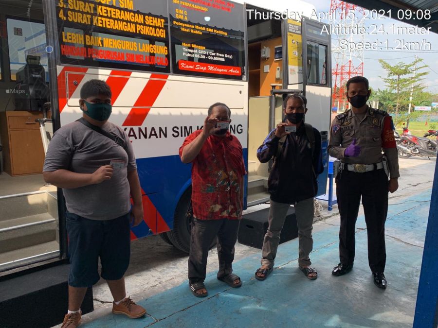 Polres Kobar Laksanakan Kegiatan SIMLING Sesuai Dengan Prokes