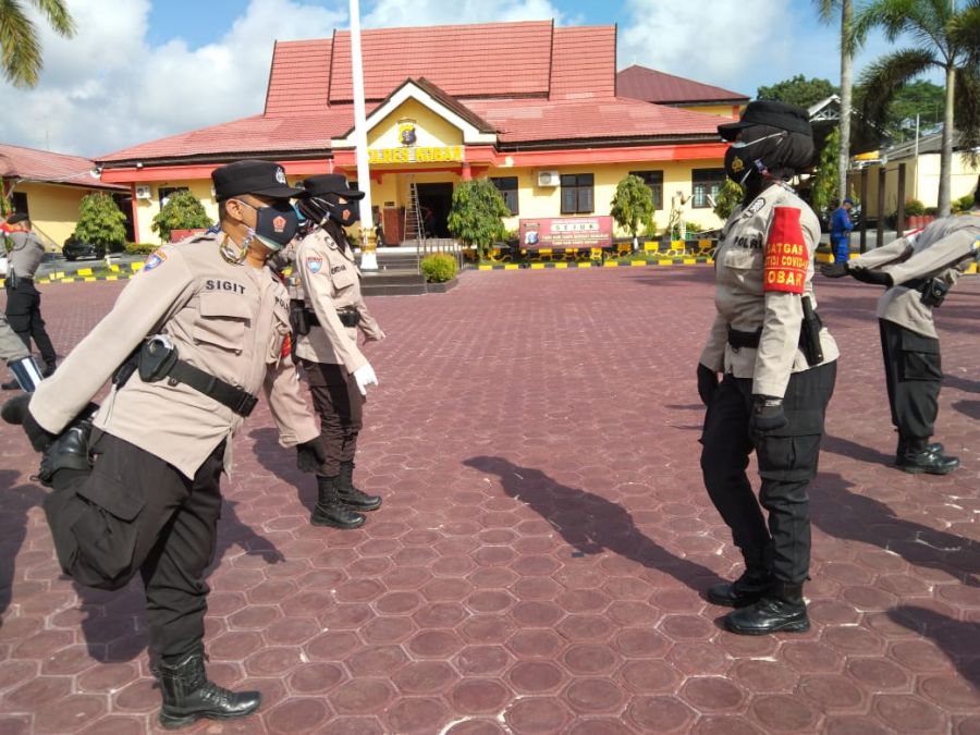 Polres Kobar rutin laksanakan olahraga pagi