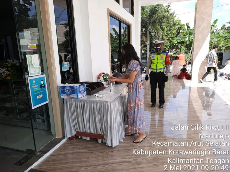 Polres Kobar Terjunkan Personelnya