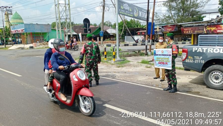 Polsek Arsel. Operasi Yustisi covid 19  bersama Trantib