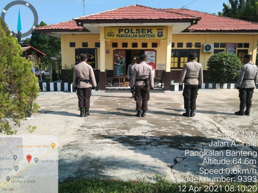 Polsek Pangkalan laksanakan Apel Pagi dan Banteng Olahraga Bersama di Halaman Mako Polsek Pangkalan