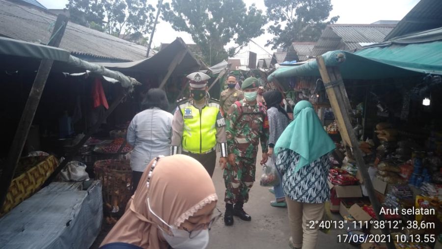 Pos Pengamanan Ops Ketupat, Bundaran Kampung Baru Laksanakan Patroli Jalan Kaki