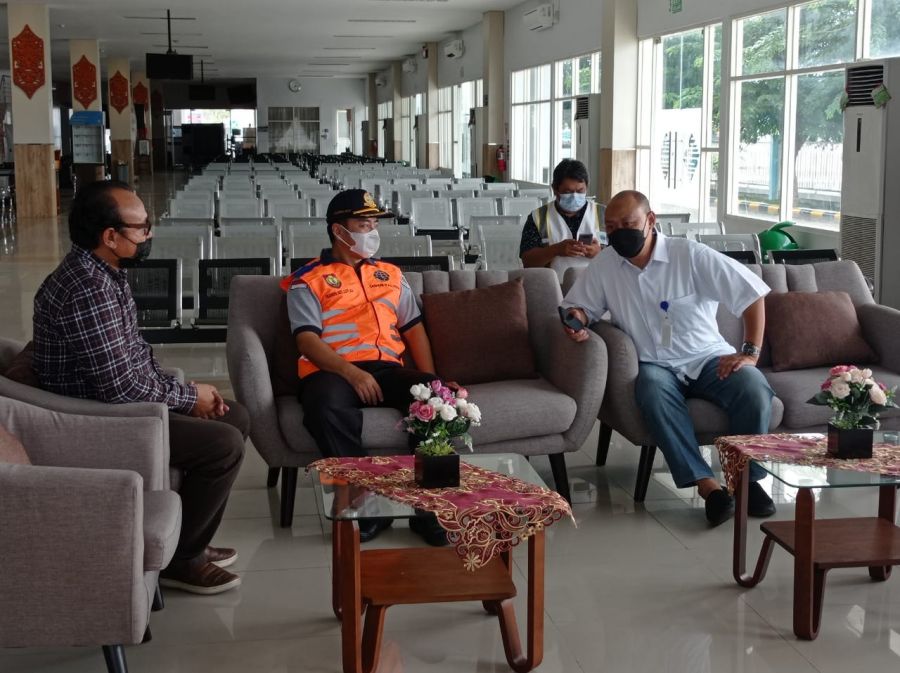 Pos penyekatan dan Pengamanan Ops Ketupat Telabang 2021Pelabuan