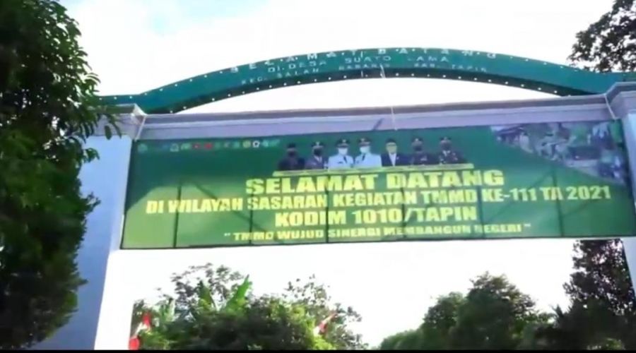 Masyarakat Tanggapi Positif Program TMMD Pembangunan Desa