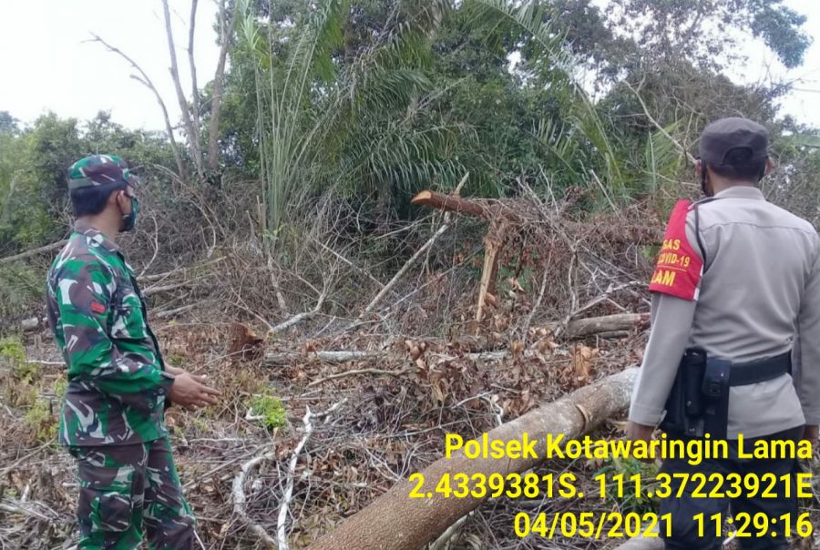 Reskrim Jajaran Polsek untuk melakukan Patroli Karhutla