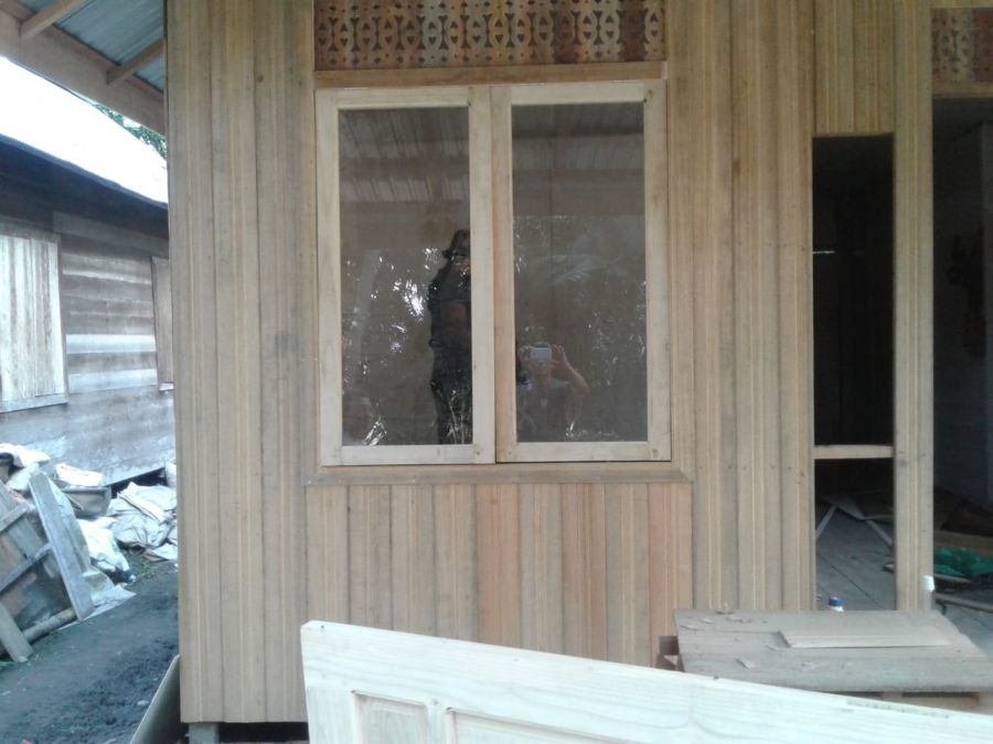 Pembangunan RTLH  Milik Bapak Rusdi Capai 85 Persen