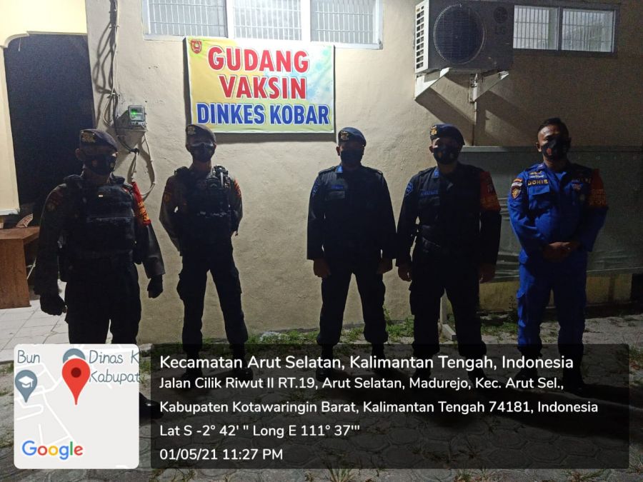 sambangi gudang dinas kesehatan pada selasa