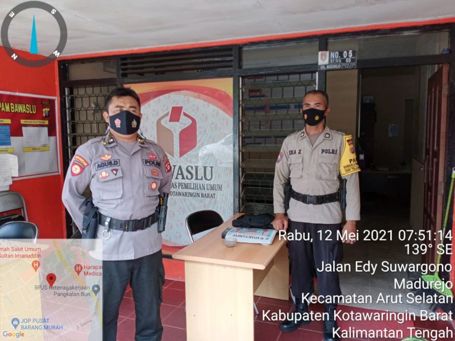 Satbinmas Polres Kobar turut serta dalam pengamanan Vaksin Sinovac