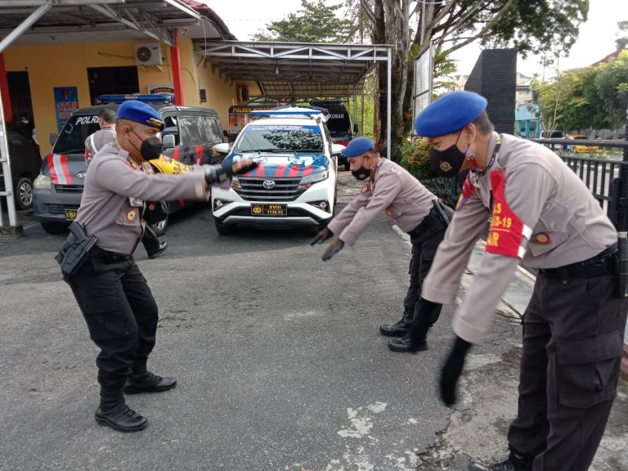 Satpolairud Polres Kobar Terus Jaga Kebugaran Tubu