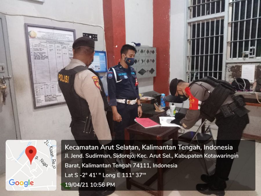 Satsabhara Polres Kobar kunjungi Kantor Lapas 