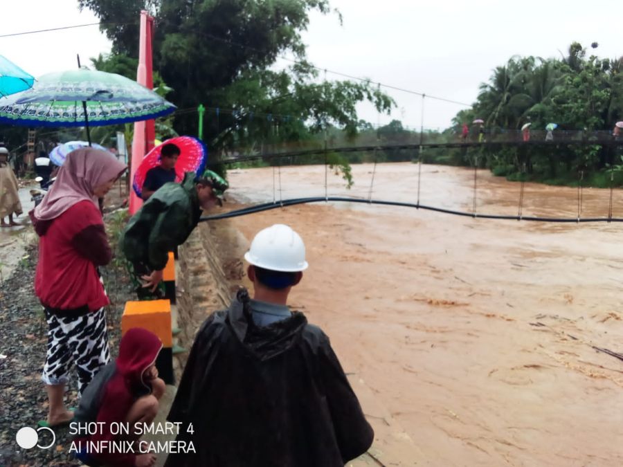 Sempat Meningkat, Ketinggian Air Sungai di HST Mulai Surut