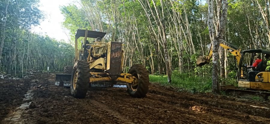Setelah Diratakan, Pembuatan Jalan TMMD akan masuk tahap Dipadatkan