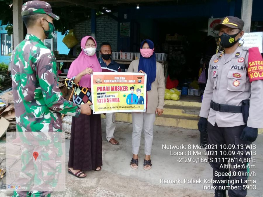 setiap hari selalu melaksanakan patroli dan sosialisasi tentang pencegahan penyebaran Covid