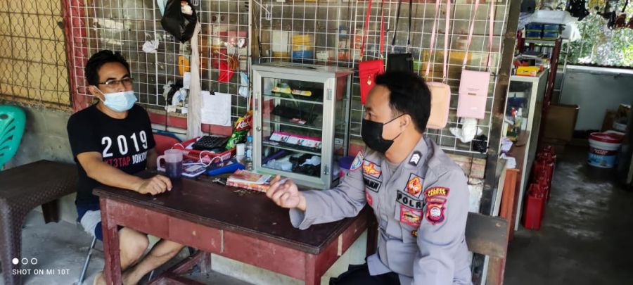 Silahturahmi Bhabinkamtibmas Bersama Sama Menghentikan Covid 19