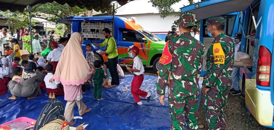 Sinergitas TNI-Dispersip Ditengah Pandemi Covid-19