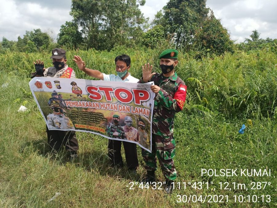 Sosialisasi Kepada masyarakat Tentang Larangan Karhutla
