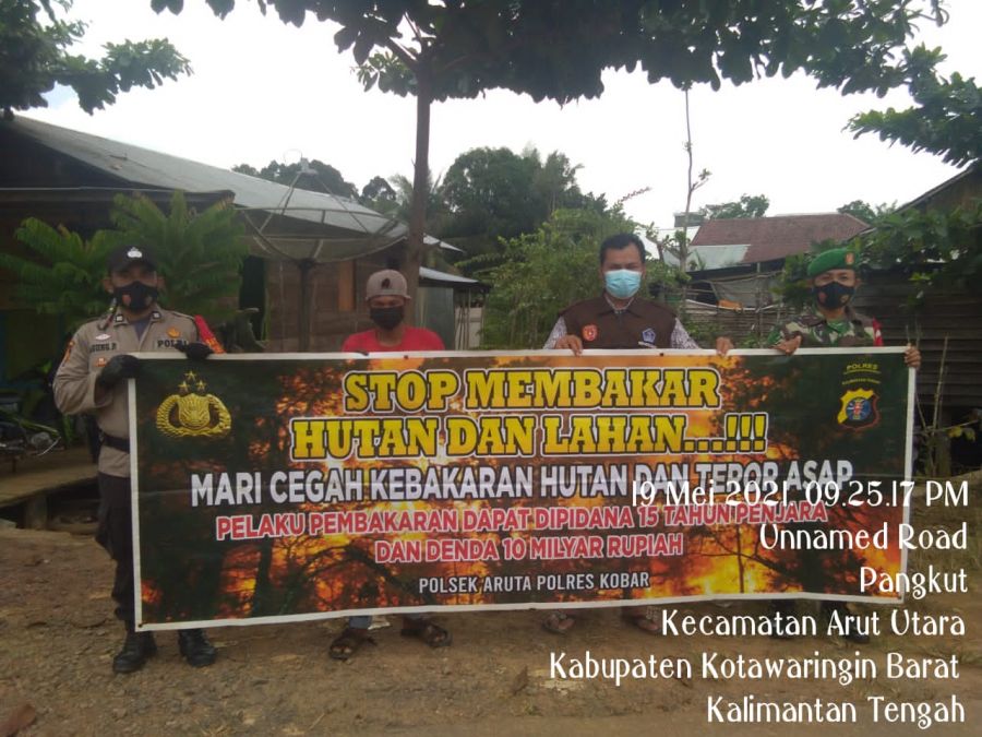 Sosialisasi  Warga Larangan Karhutla.