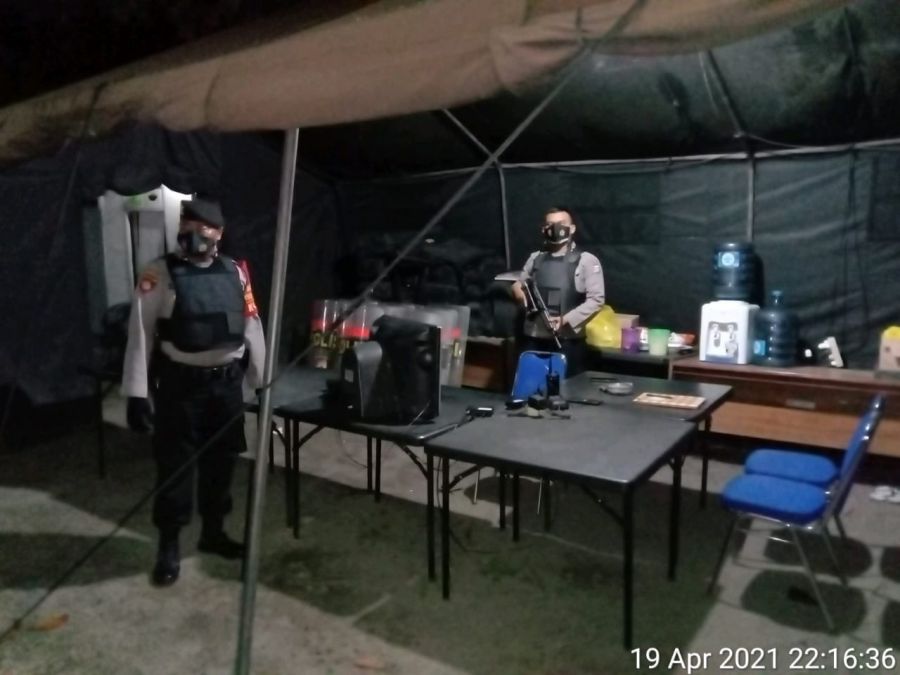 Team Patroli Rajawali kunjungi Kantor KPUD di Kobar