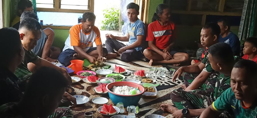 Terima Kasih Anggota Satgas TMMD Kepada Warga