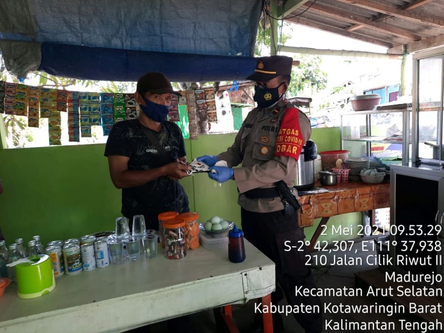 Tetap tegakan Protokol Kesehatan dan Maskerisasi, Polres Kobar