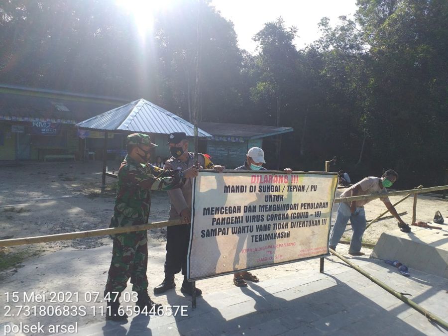 TNI Patroli Ke Tempat Objek Wisata Dan Tempat Rawan