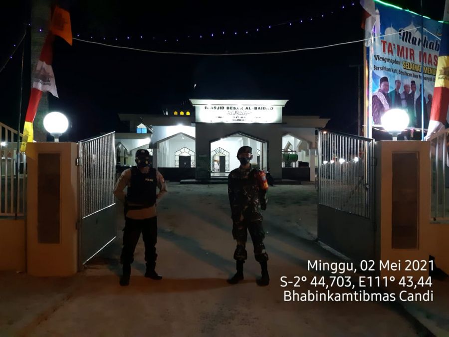 TNI/POLRI amankan jalannya Ibadah shalat tarawih
