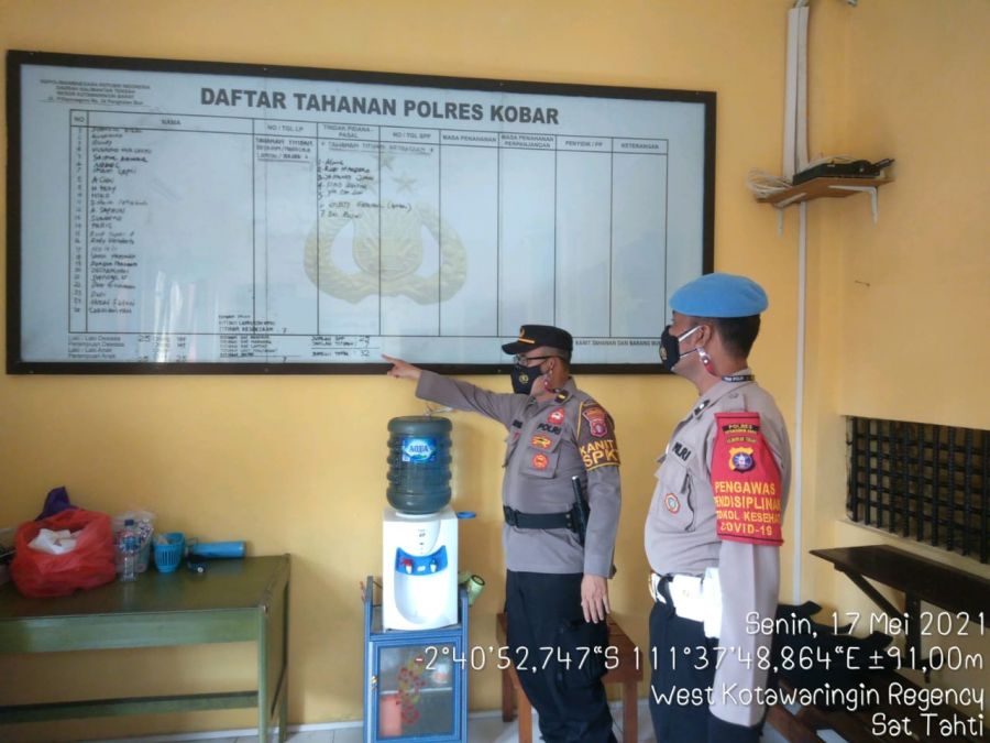 Tugas Jaga Pawas Cek Tahanan Dan Kontrol
