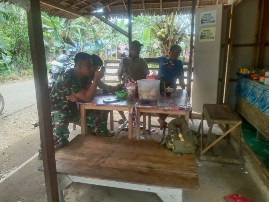 Ucapan Terima Kasih Aulia Atas Kegiatan TMMD    HULU SUNGAI TENGAH. Jam Istirahat tiba, namun waktu