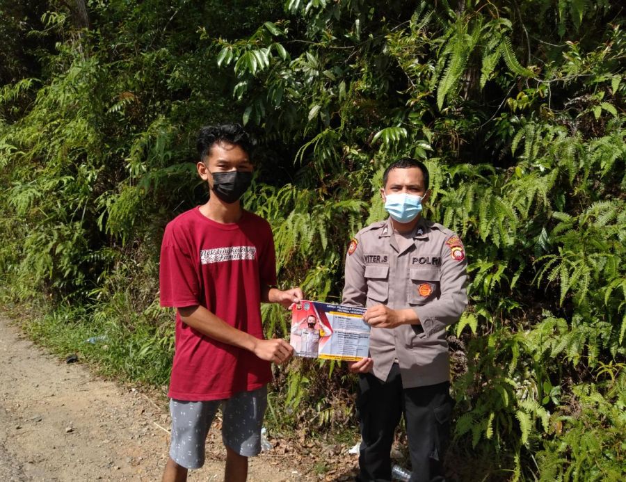 Warga Di Silahturahmi Oleh Polisi