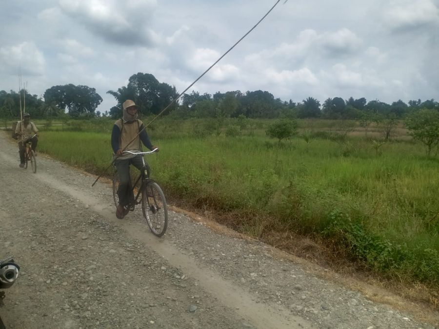 Warga Leluasa Melintas Jalan TMMD